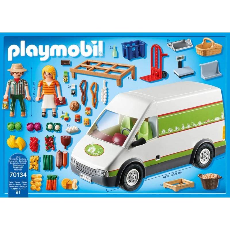 Playmobil 70134 Country Mobile Farm Market Play Set